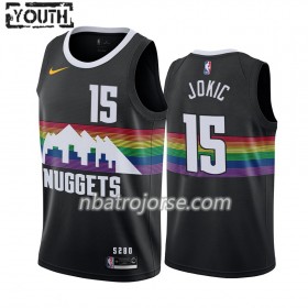 Barn Denver Nuggets Tröja Nikola Jokic 15 2019-20 Nike City Edition Swingman
